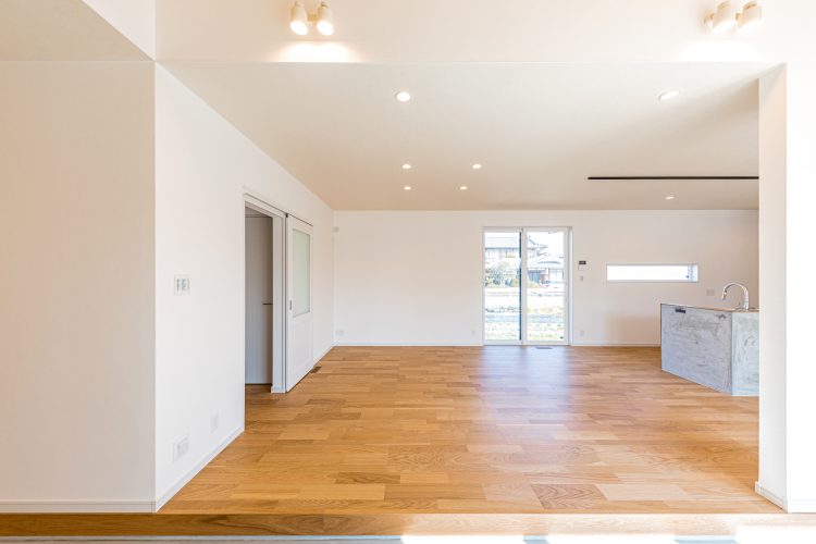 開放的で使いやすいリビングダイニング