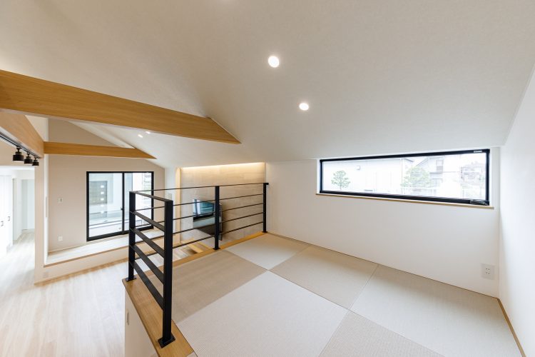 居心地良く過ごせるヌックとスキップフロア