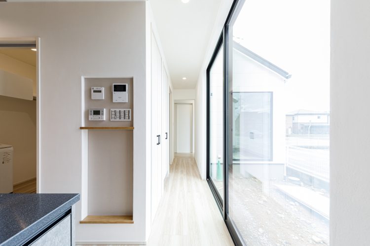 生活の中に自然を取り入れた内装