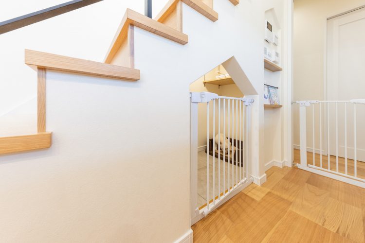 階段下のわんちゃんスペースを!