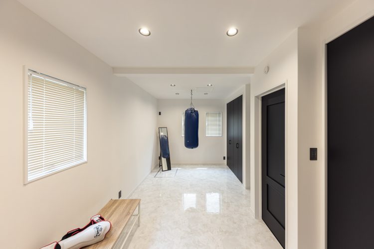 趣味を兼ねたトレーニングルームをご紹介