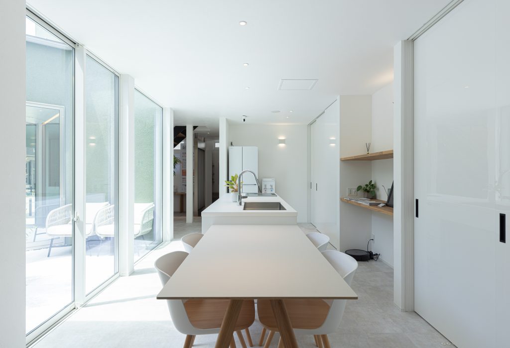 家族や友人と交流できるキッチン