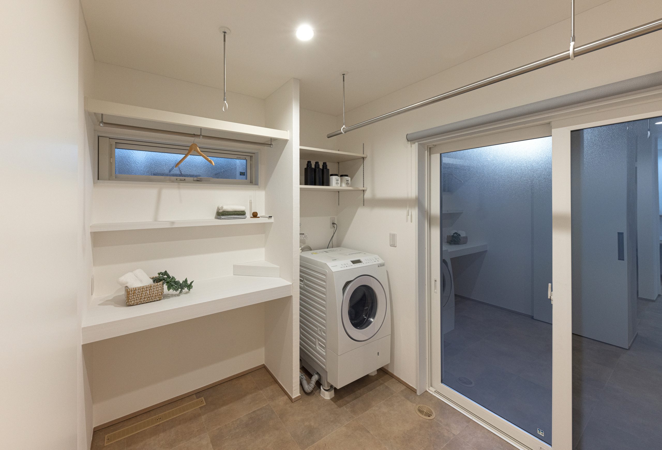 水回りを1つにまとめ考え抜かれた家事導線