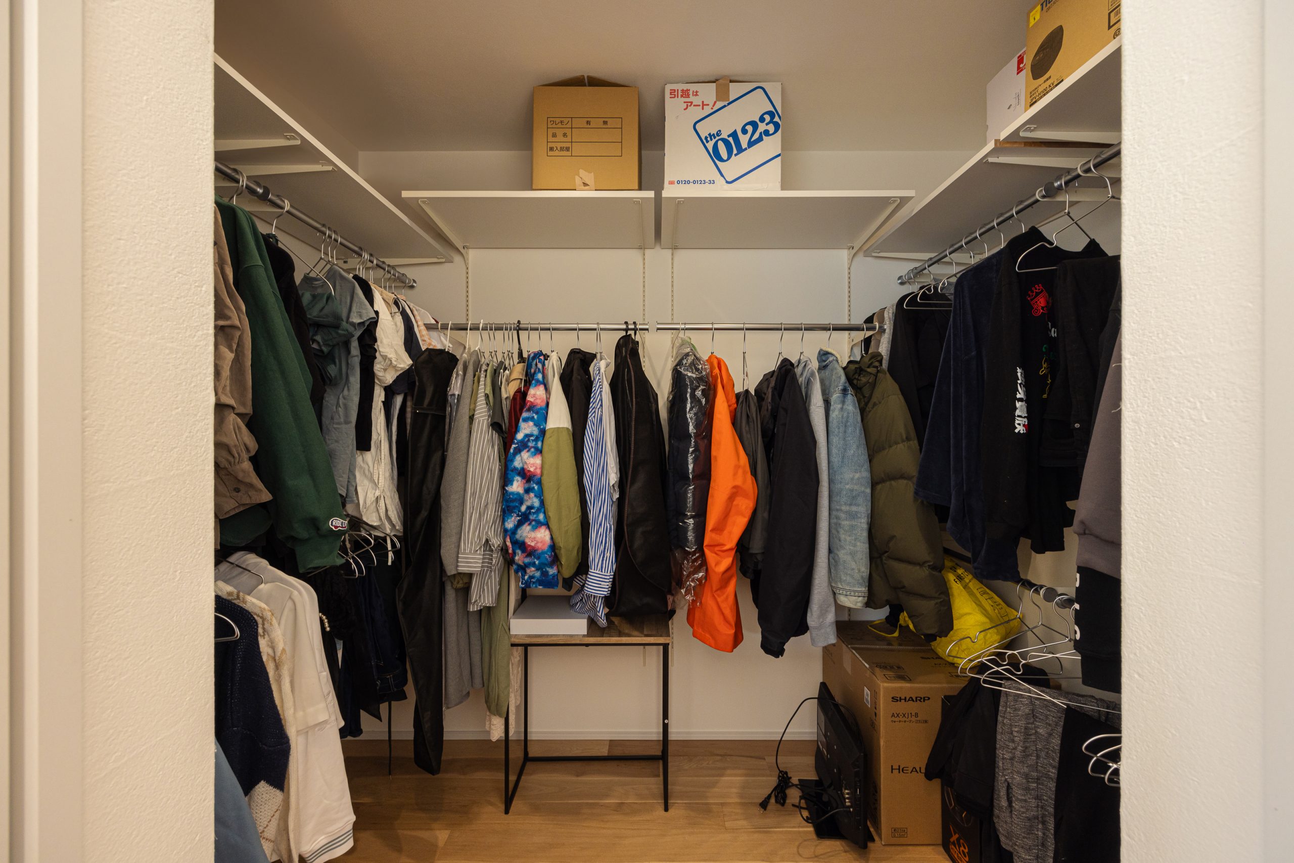 ファミリークローゼットなど多彩な収納スペース