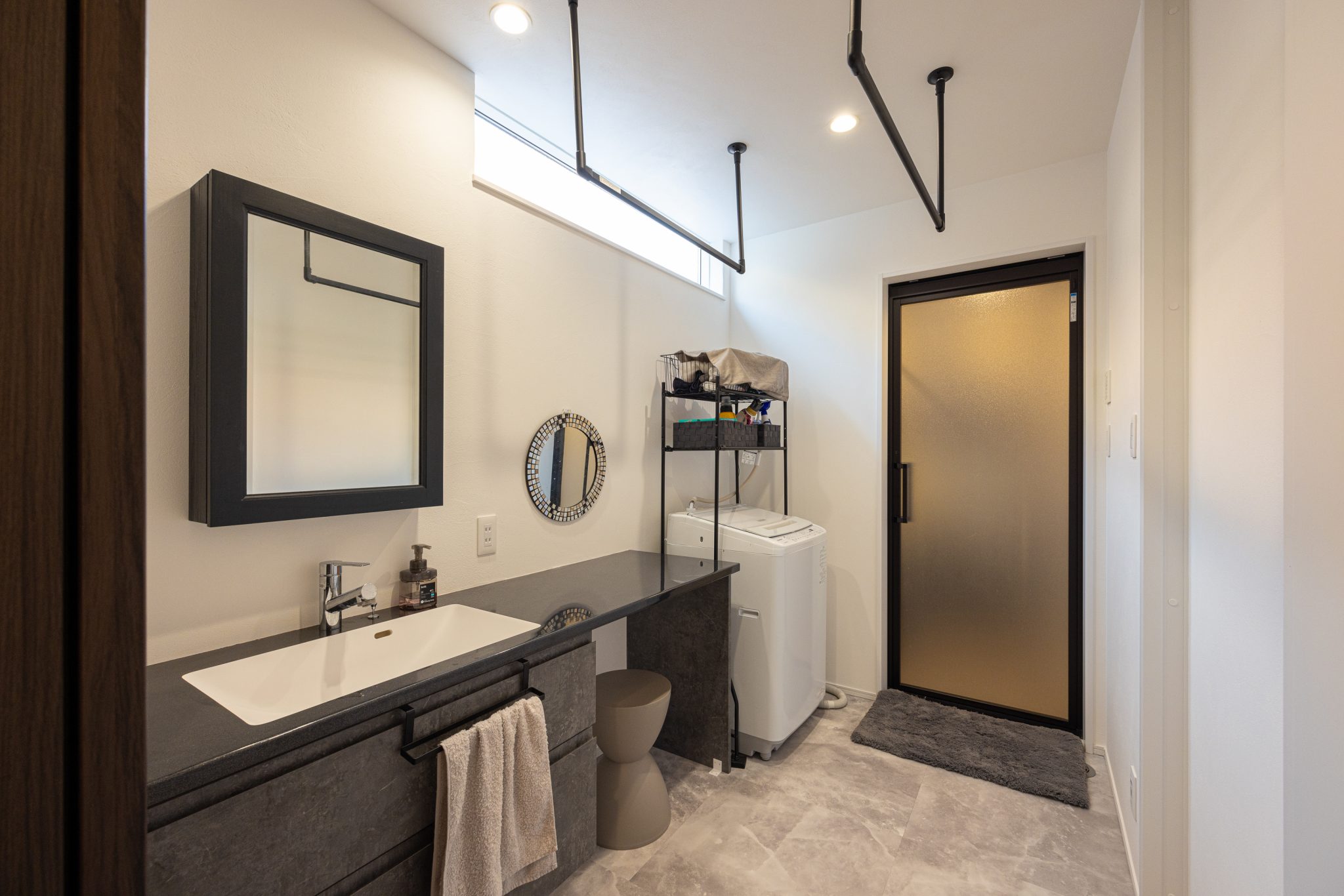 生活動線を考え抜いたランドリールーム