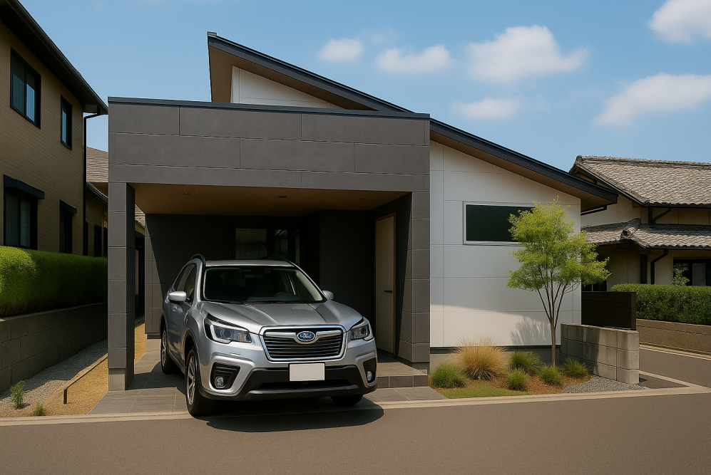 【完成お披露目会】こだわりの愛車を楽しむ 愛車が景観になるLDKのすまい